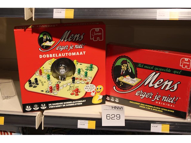 Familiespellen jumbo mens je erger je niet, 2 stuks. - afbeelding 1 van  1