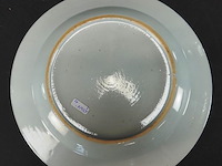 Famille rose chinees porseleinen 18e eeuws bord - afbeelding 5 van  5