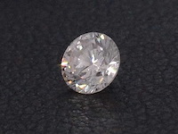 Fancy colour diamant 0.12 carat briljant geslepen diamant - afbeelding 1 van  2