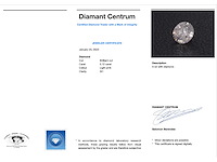 Fancy colour diamant 0.12 carat briljant geslepen diamant - afbeelding 2 van  2