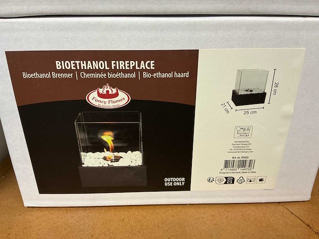 Fancy flamesff425 bio-ethanol haard (2x) - afbeelding 4 van  4