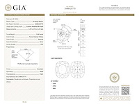 Fancy geel kussenvorm diamant 0.40 carat gia gecertificeerd - afbeelding 3 van  4