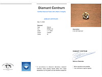 Fancy gekleurde diamant 1.11 carat - afbeelding 3 van  4