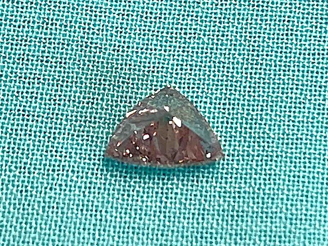 Fancy roze diamant 0.76 carat gecertificeerd - afbeelding 2 van  4