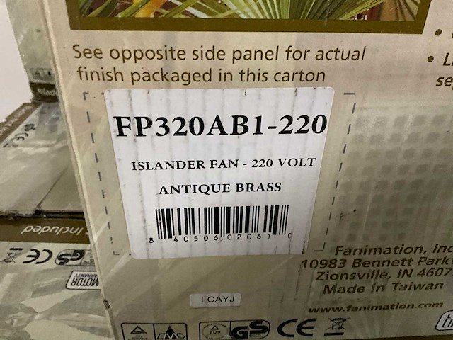Fanimation partij ventilatoren (37x) - afbeelding 4 van  7