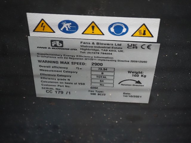 Fans & blowers ltd - afbeelding 8 van  8