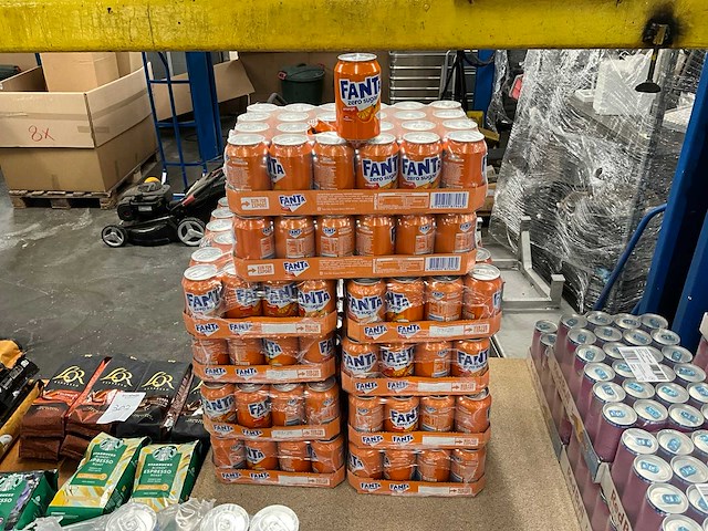 Fanta 33cl zero sugar partij blik frisdrank - afbeelding 1 van  5
