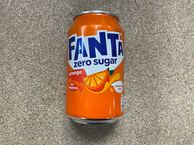 Fanta 33cl zero sugar partij blik frisdrank - afbeelding 2 van  5
