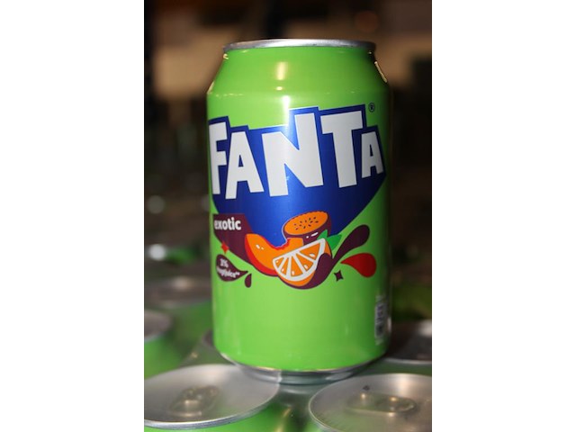 Fanta exotic. 99 trays a 24 blikken 0,33l. totaal 2376 blikken. tht 8-26. - afbeelding 3 van  3