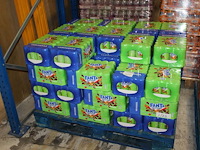 Fanta exotic zero. 50 trays a 24 blikken 0,33l. totaal 1200 blikken. tht 1-26. bod is inclusief 180 euro st... - afbeelding 1 van  2