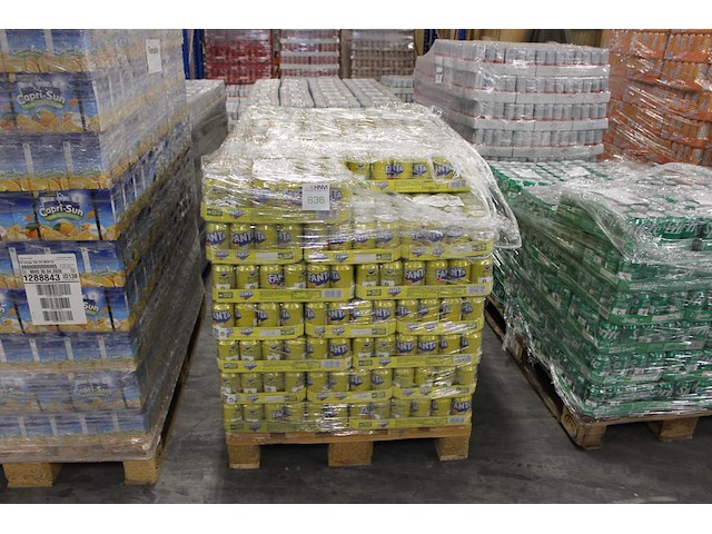 Fanta lemon blikjes. 62 trays 24x330ml. totaal 1488 stuks. bod is inclusief 223,20 euro statiegeldwaarde th... - afbeelding 1 van  2