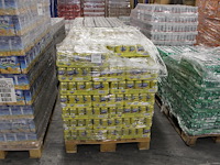 Fanta lemon blikjes. 62 trays 24x330ml. totaal 1488 stuks. bod is inclusief 223,20 euro statiegeldwaarde th... - afbeelding 1 van  2