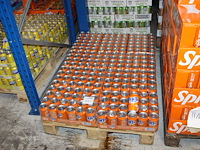 Fanta zero. 9 trays a 24 blikken 0,33l. totaal 216 blikken. tht 11-25.