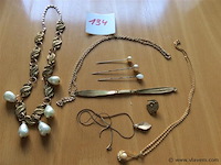 Fantasiejuwelen lot divers - afbeelding 1 van  3