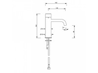 Fantini 2508sf eclipse wash -basin single lever mixer tab chrome - afbeelding 10 van  11