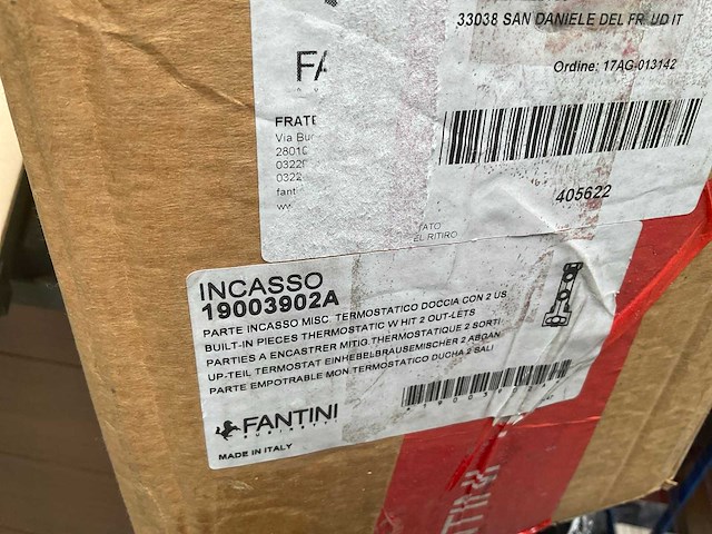 Fantini incasso 3-function build-in unit 19003902a - afbeelding 2 van  4