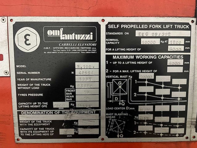 Fantuzzi - 1997 - s100 - zijlader - afbeelding 3 van  15