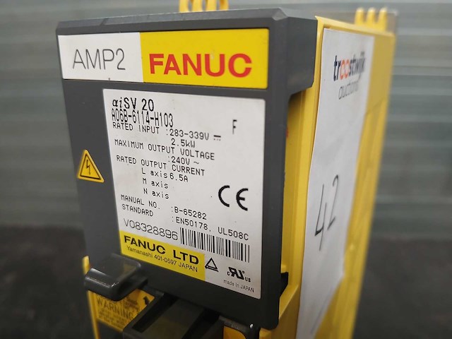 Fanuc - a06b-6114-h103 - servo drive - afbeelding 4 van  4