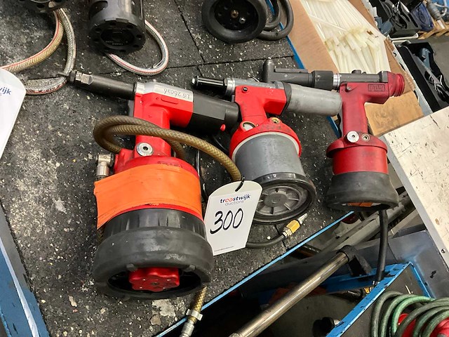 Far diverse pneumatische blindklinkmoertang (3x) - afbeelding 1 van  5