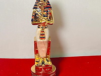 Farao, obelisk en sobek egyptische kunstgouden beelden - afbeelding 6 van  17