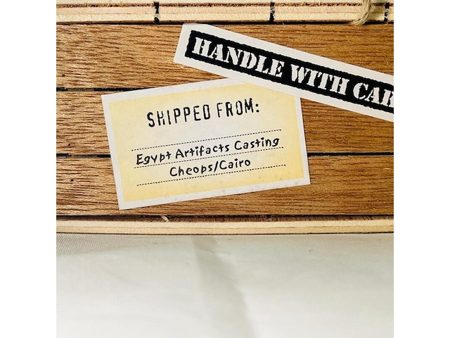 Farao, obelisk en sobek egyptische kunstgouden beelden - afbeelding 8 van  17