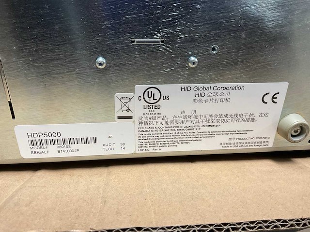 Fargo hdp5000 kaart printer - afbeelding 4 van  4