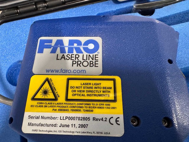 Faro - 2007 - laser line probe - contactloze 3d-laser-scanprobe - afbeelding 6 van  7