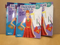 Fassion girls kleurboek 2 stuks 1x in krat r - afbeelding 3 van  3
