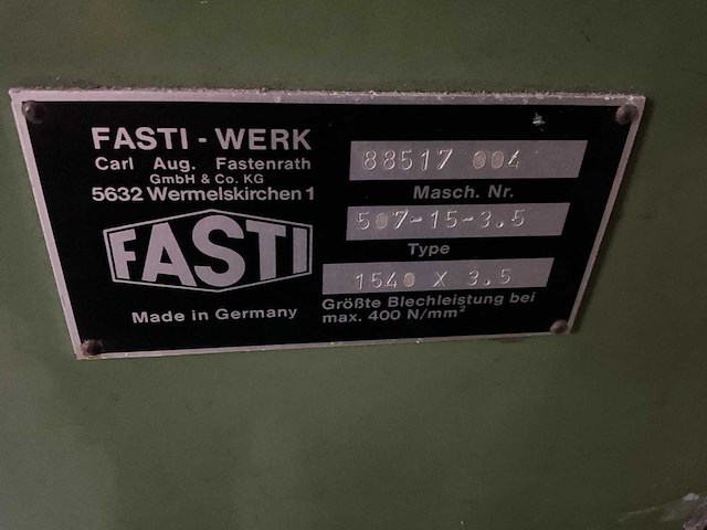 Fasti 507-15-3,5 guillotineschaar - afbeelding 12 van  12