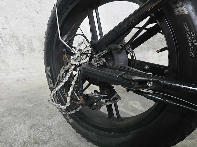 Fatbike - v20 - met oplader - elektrische fiets 1462 - afbeelding 11 van  11