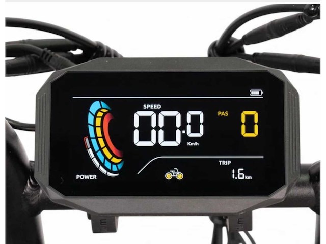 Fatbike black mini electrische fiets - afbeelding 3 van  6