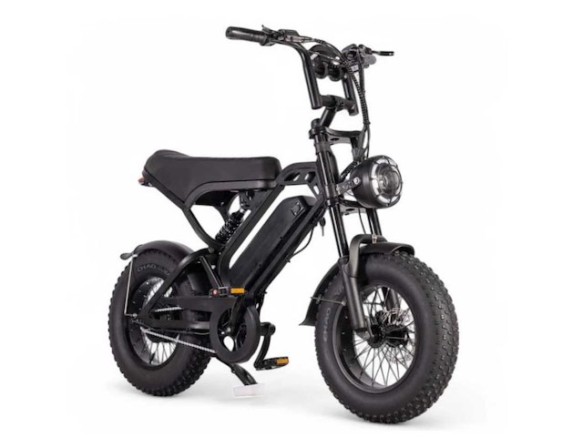 Fatbike black mini electrische fiets - afbeelding 1 van  7