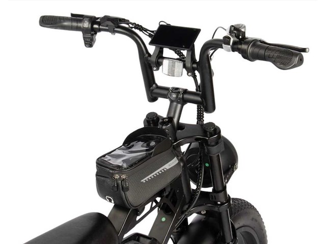 Fatbike black mini electrische fiets - afbeelding 3 van  7