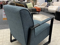 Fauteil frank, geweven, blauw - afbeelding 4 van  4