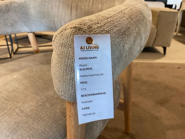 Fauteuil aj living, beige - afbeelding 4 van  5