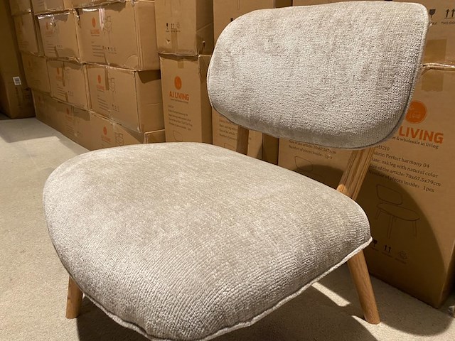 Fauteuil aj living, taupe/beige - afbeelding 2 van  3