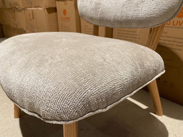 Fauteuil aj living, taupe/beige - afbeelding 3 van  4