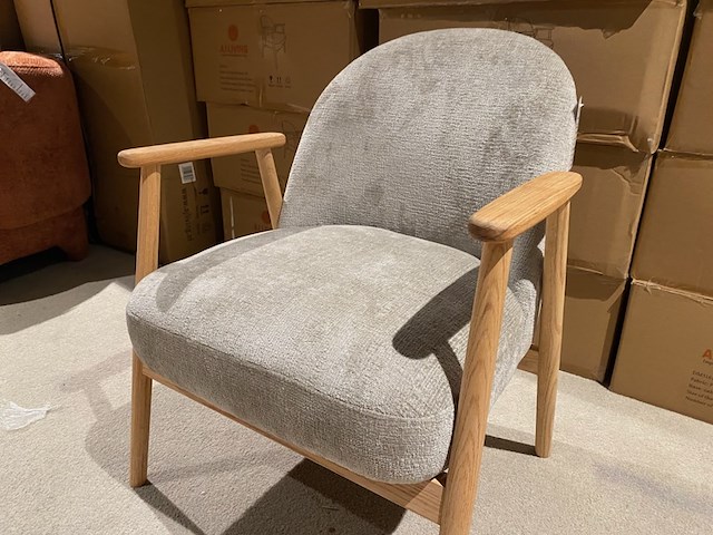 Fauteuil aj living, taupe/beige - afbeelding 2 van  4