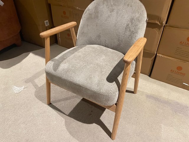 Fauteuil aj living, taupe/beige - afbeelding 4 van  4