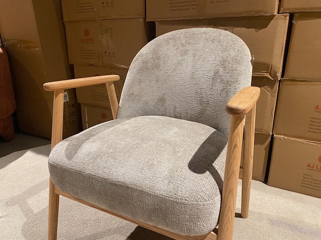 Fauteuil aj living, taupe/beige - afbeelding 2 van  4