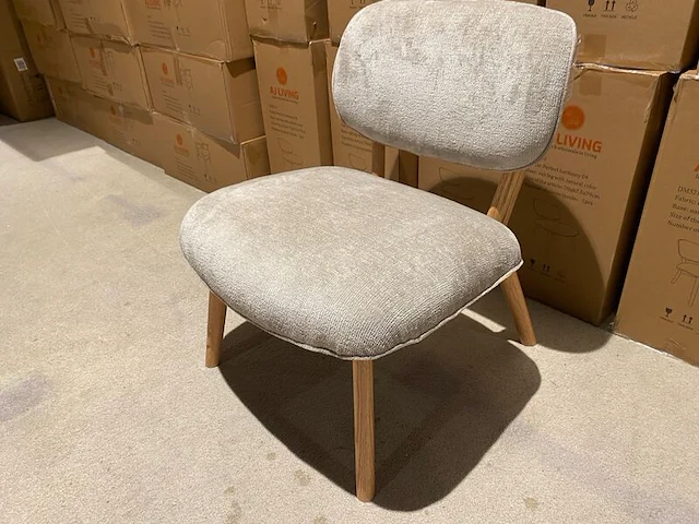 Fauteuil aj living, taupe/beige - afbeelding 4 van  5