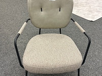 Fauteuil amber, microvezel/geweven, taupe - afbeelding 1 van  5