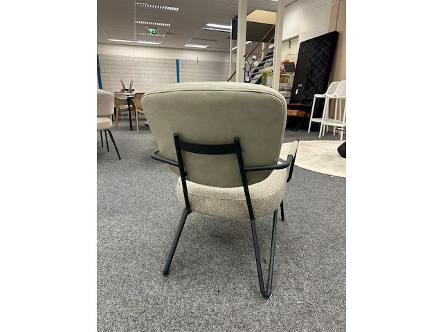 Fauteuil amber, microvezel/geweven, taupe - afbeelding 2 van  5