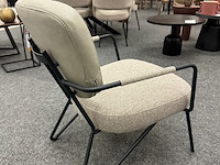 Fauteuil amber, microvezel/geweven, taupe - afbeelding 3 van  5