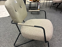 Fauteuil amber, microvezel/geweven, taupe - afbeelding 4 van  5