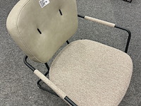 Fauteuil amber, microvezel/geweven, taupe - afbeelding 5 van  5