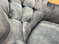 Fauteuil amerika, velvet blauw - afbeelding 4 van  5