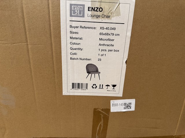 Fauteuil, antraciet microvezelstof, metalen onderstel - afbeelding 1 van  1