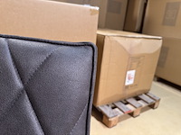 Fauteuil, antraciet microvezelstof, zwart metalen onderstel - afbeelding 5 van  5