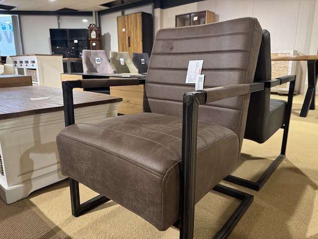 Fauteuil, bruin - afbeelding 2 van  4